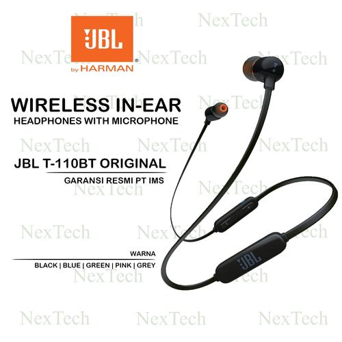 Jual JBL T110BT Wireless In-Ear Headphones With Microphone - Original -  Kab. Tangerang - nextech | Tokopedia