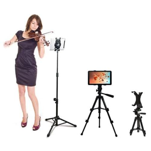 Foto Produk Tablet iPad Holder Stand Microphone Tripod Monopod Tongsis SM-710 dari BRANDOS