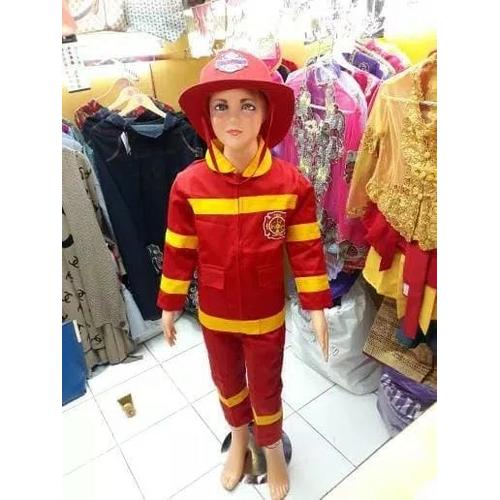Foto Produk Baju pemadam kebakaran anak/pakaian profesi anak/kostum karnaval dari FAUZAN GHIFFARY SHOP