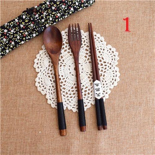 Gambar Set Sendok Garpu Sumpit bahan Kayu gaya Korea dari Kaedake Shop Kab. Cianjur Tokopedia