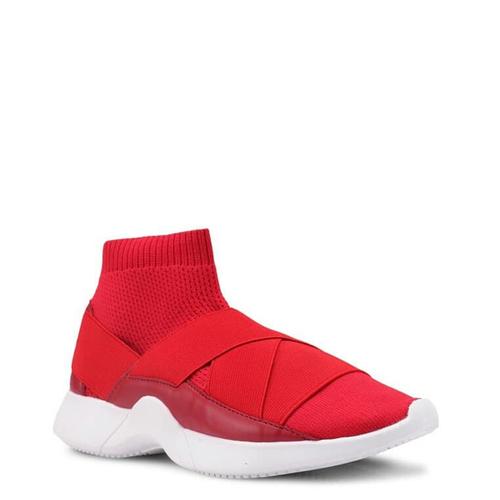sock sneakers red