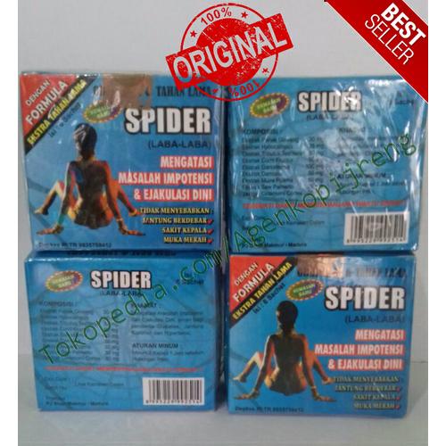Foto Produk Jamu Spider Laba-Laba Penambah Stamina Kuat Tahan Lama Original dari Agen Resmi Kopi Jreng
