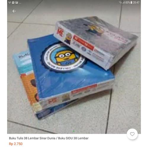 Foto Produk buku tulis isi 58lbr dari Toko ATK JJ Collection