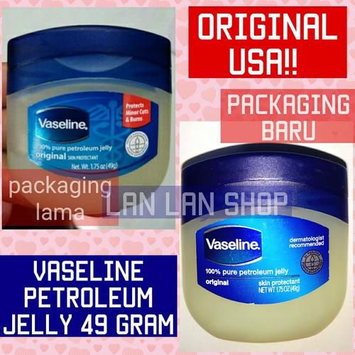 Foto Produk Vaseline 100% pure petroleum jelly petrolium gel original USA dari Lanlan shop