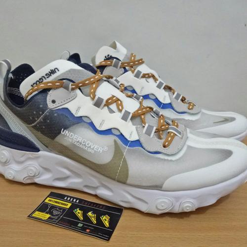 nike react element 87 white cream blue