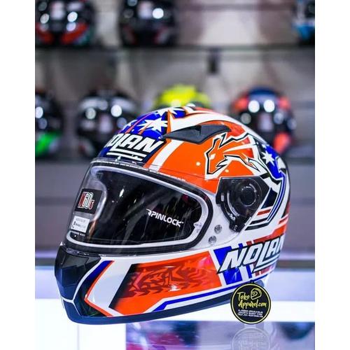 Foto Produk HELM NOLAN N60-5/G.REP 026-SUZUKA WHITE dari Buliung shop
