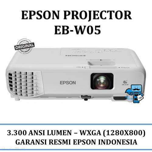 Epson Proyektor EB-W05 WXGA 3300 lumens 