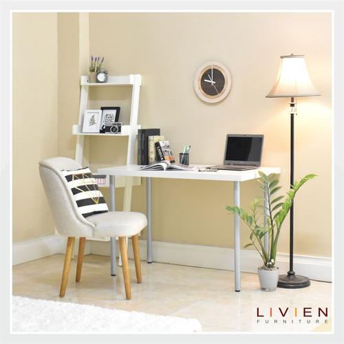 Foto Produk Meja Belajar / Meja Kerja Minimalis White / LIVIEN Furniture dari Livien