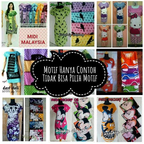 Foto Produk Daster Midi Motif Random dari Kriyhip Olshop