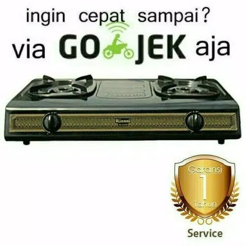 Foto Produk Rinnai Kompor Gas RI-522S (2 Tungku). Baru Bergaransi Resmi dari Sinar Elektronik Jakarta