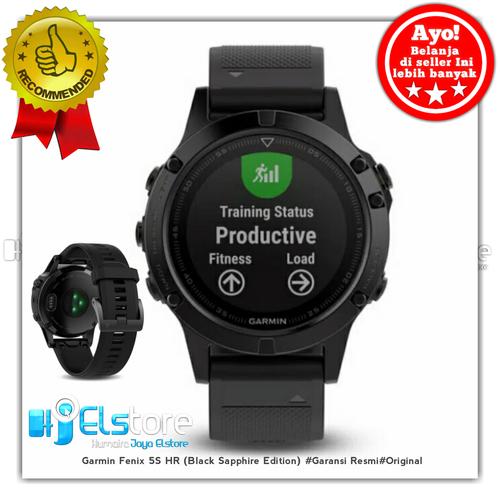 Jual New Garmin Fenix 5S HR Black Sapphire Edition-Garansi Resmi-Garmin F5S  - Jakarta Pusat - Humaira Jaya Elstore | Tokopedia