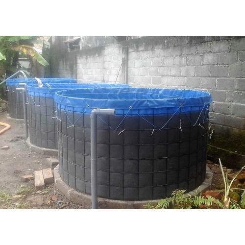 Gambar Kolam Terpal Bulat D1T1 dari prassterpalcom Kab. Kediri Tokopedia