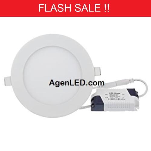 Foto Produk Lampu Downlight LED Panel 6W Putih 6 W Watt 6Watt Tipis Bulat Inbow dari AgenLED