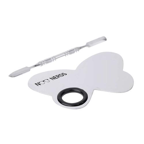 Foto Produk NOO NERDS KUPU Butterfly Makeup Mixing palette + Spatula (High Quality dari twindshop