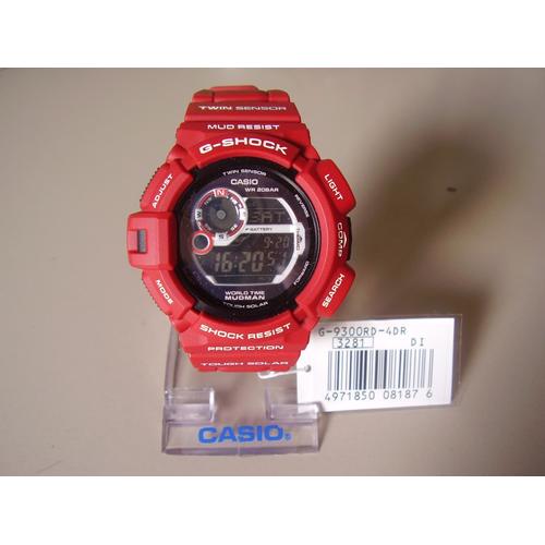 Jual Jam Tangan Arloji G-SHOCK G-9300RD-4DR Red Mudman Kota