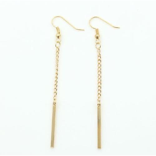 Foto Produk anting panjang simple long chain earrings jan135 dari Oila