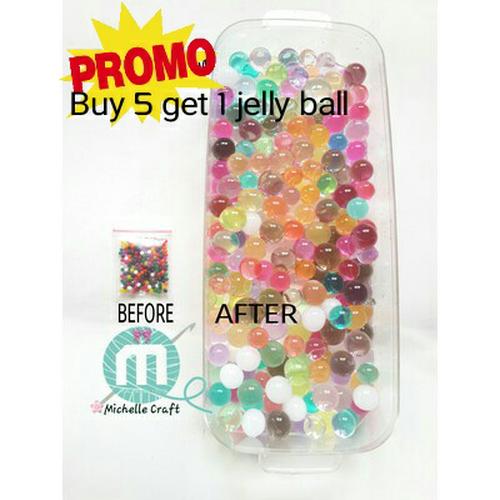 Foto Produk Jelly ball bola jelly waterbeads kristal gel tanaman air - Mix colour dari Michellecraft