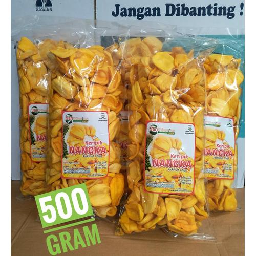 Foto Produk Kripik nangka super 500gr dari aneka camilan indonesia