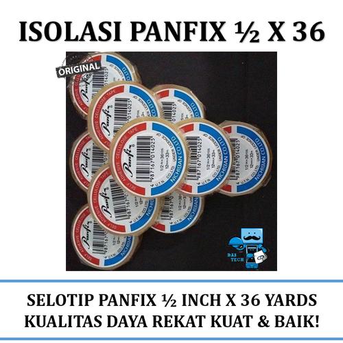 Foto Produk Isolasi Panfix 1/2 X 36 Cellulose Tape dari Das Livia Computer