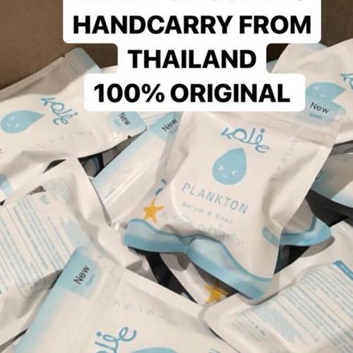 Foto Produk Kojic Plankton Soap & Serum ORIGINAL Thailand / Sabun Wajah dari Scentio Body Lotion