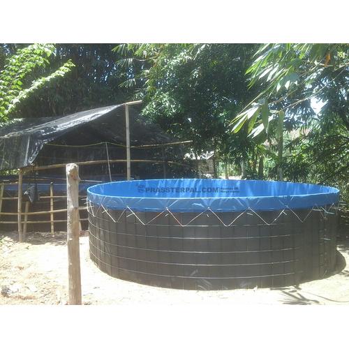 Gambar Kolam Terpal Bulat D2T1,2 dari prassterpalcom Kab. Kediri Tokopedia