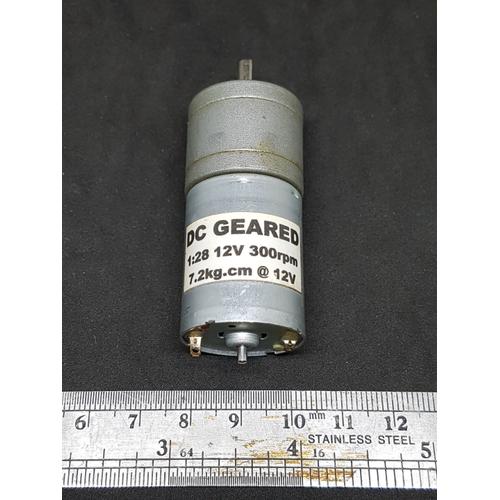 Gambar Motor DC Geared 12V, 1:28_300RPM. dari UAV Jakarta Selatan Tokopedia