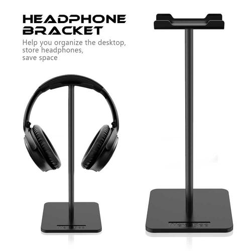 Foto Produk NEW BEE Universal Gaming Studio Headphone Stand Hanger Bracket - Hitam dari SEMURGET