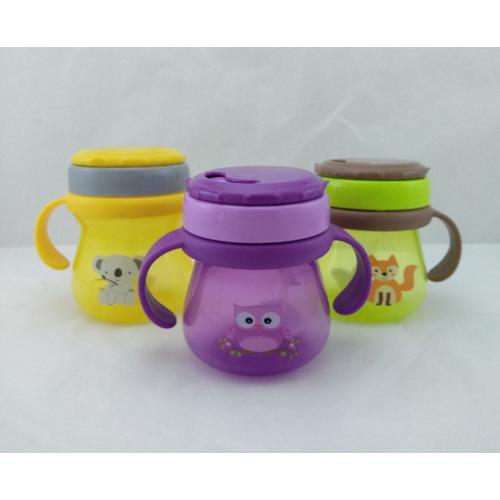 Foto Produk Botol Minum Baby Safe / Baby Safe Training Cup With Straw - Ungu dari Panen Raya