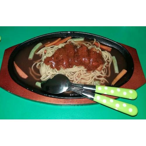 Foto Produk Mie hotplate ayam Lada hitam dari Warunk_Abank