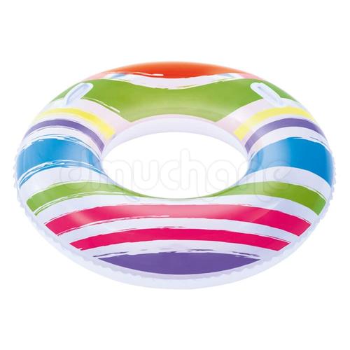 Bestway 36" Inflatable Striped Swim Tube Swimming Pool Fun (821808360109)