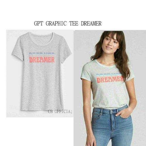 Jual BRANDED GAP WOMEN GRAPHIC TEE 