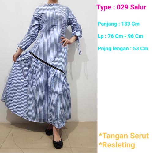 Foto Produk Gamis salur zipper seleting - Merah dari Baju grosirku