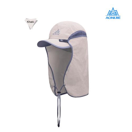 Gambar Aonijie E4089 Outdoor UV Proof Hat - Topi Fotografi Lari Pancing KHAKI dari Aonijie Indonesia Jakarta Utara Tokopedia