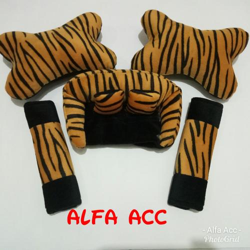 Foto Produk Bantal Mobil 3 in 1 Car set lengkap Motif Loreng dari AFAACCS