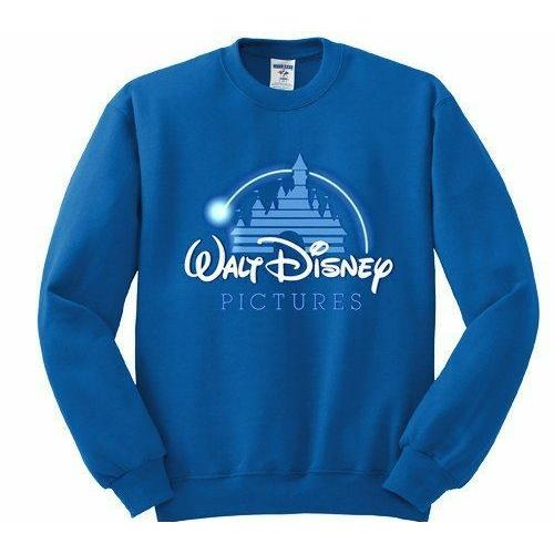 Kaos sweatshirt WALT DISNEY blue color 
