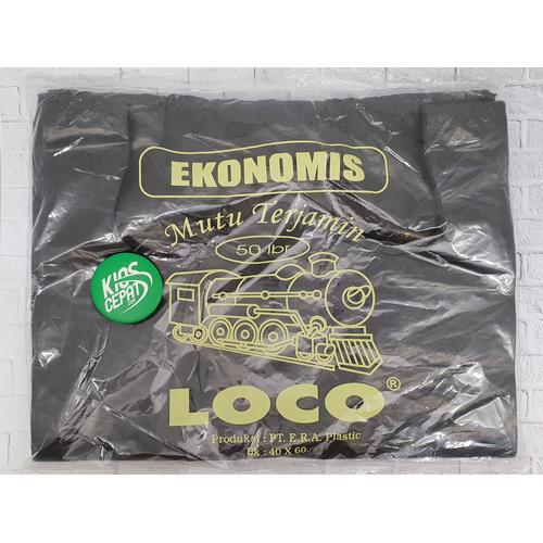 Foto Produk KANTONG PLASTIK HD LOCO EKONOMIS HITAM UK 40 dari KiosCepat