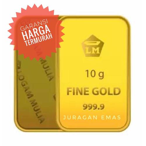 Gambar 10 GR (GRAM) LOGAM MULIA/LM/EMAS BATANGAN ANTAM SERTIFIKAT dari JuraganEmas Jakarta Barat Tokopedia
