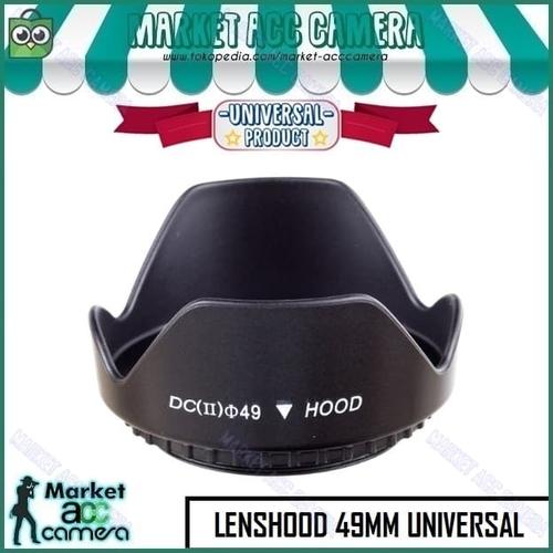 Foto Produk Lens Hood 49mm for Canon EOS M 15-45mm (EOS M10/M3/M5/M6/M50/M100) dari Market ACC Camera