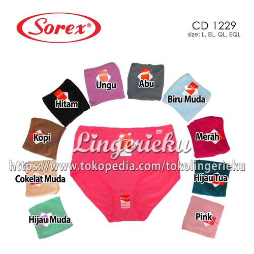 Foto Produk Celana Dalam Wanita Sorex 1229 Ukuran EQL atau XXXL Dijamin Murah dari Lingerieku