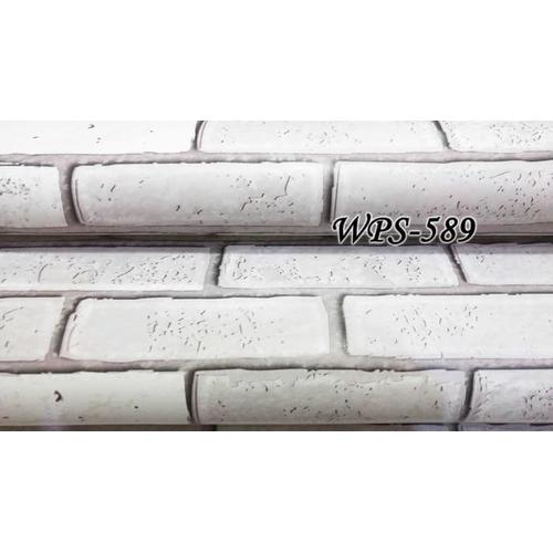 Foto Produk WALLPAPER STICKER / STIKER 45CMx5M WPS589 BATA PUTIH 3D dari JEJOMART