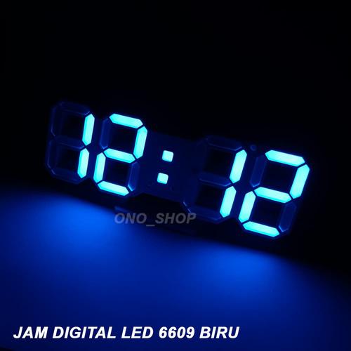 Gambar Jam Digital LED 6609 Biru dari ONO SHOP undefined Tokopedia