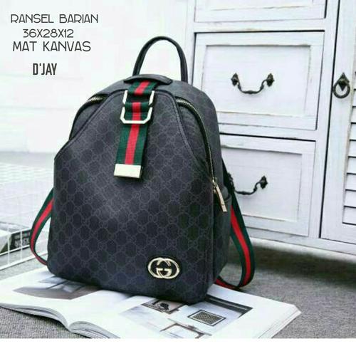 Foto Produk Tas gendong motif g dan tski bendera hits fashion wanita Laris dari Tas Sekolah Laris