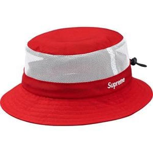Jual SUPREME CORDURA MESH CAMP CAP RED 