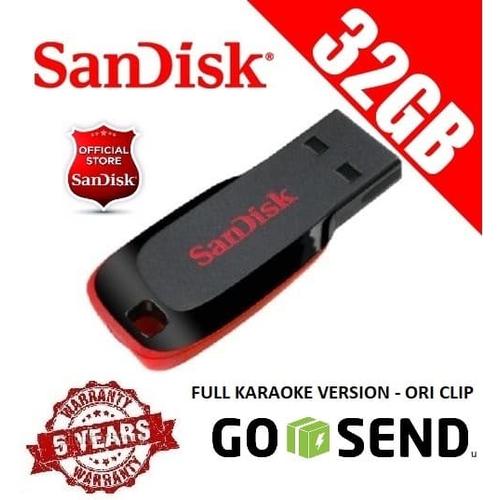 Foto Produk Flashdisk Sandisk 32GB 600 Lagu Karaoke Klip Asli Aplikasi Karaoke dari Kiki Asmawati