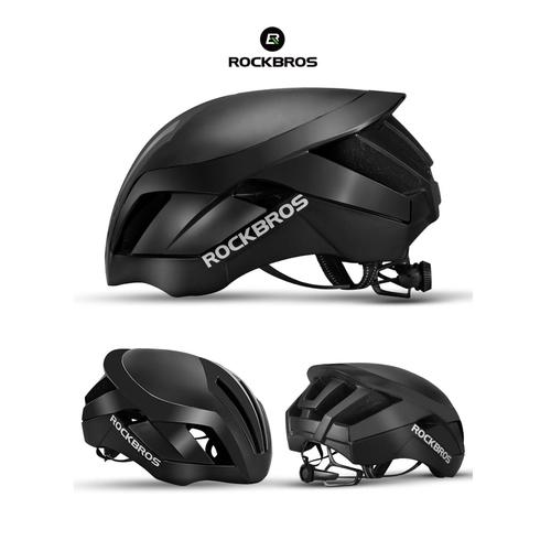 Foto Produk ROCKBROS TT-30 Bike EPS Reflective Helmet 3 in 1 - Helm Sepeda - BLACK dari Rockbros Indonesia