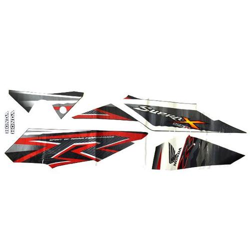Foto Produk Sticker Body Kiri Black Grey – Supra X 125 871X0KYL690ZBL dari Honda Cengkareng
