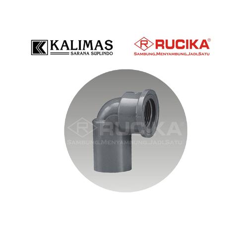 Foto Produk Elbow / Knie Drat Dalam PVC (RUCIKA) d. 1/2" x 90 deg - Female Elbow dari kalimas.online