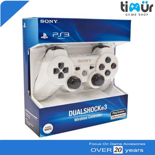 Foto Produk Stik Stick PS3 Wireless Original Ori Pabrik Warna Putih dari Timur Game Shop