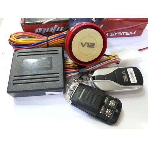 Foto Produk Alarm Motor Remote starter V12 Fitur Lengkap by Vinyx - Tanpa relay dari Kitaro MotorShop