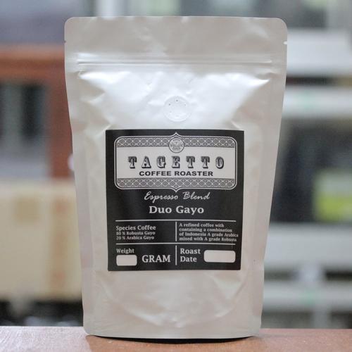 Foto Produk KOPI ESPRESSO DUO GAYO 250GR | ARABIKA ROBUSTA BLEND - BIJI KOPI dari TAGETTO COFFEE